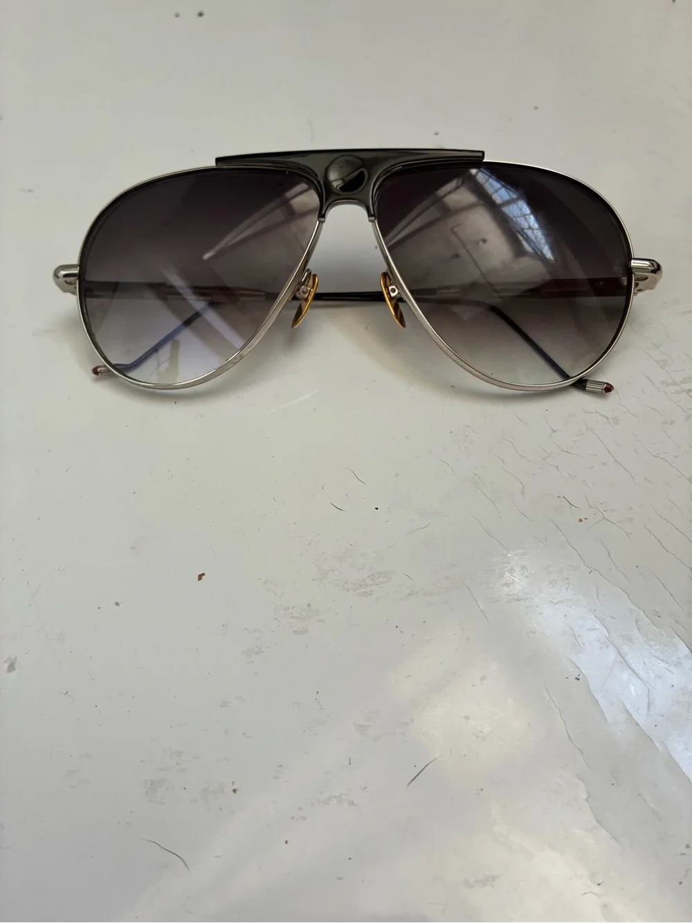 Limited Edition 1/50 titanium Jacques Marie Mage sunglasses from Kyosho colle